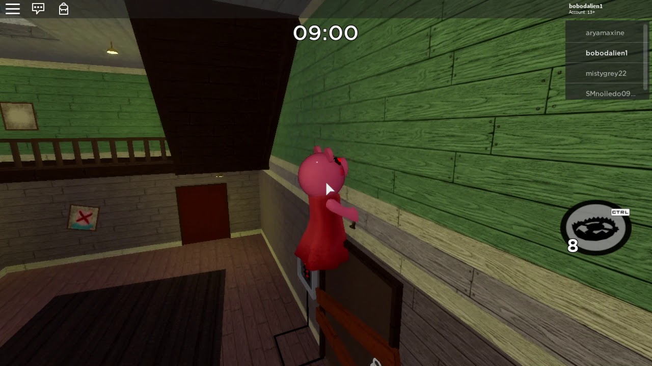 Just Piggy How To Climb The Door Using Piggy In House Youtube - piggy roblox house background