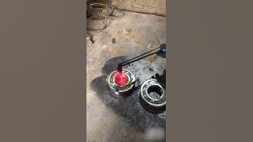 Heating up bearing for installing
