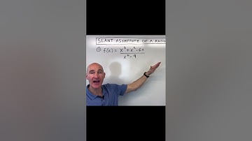 How Can You Tell if You Have a SLANT Asymptote when Graphing a Rational Function?