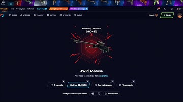 I won AWP MEDUSA on csgo.net 😎 / CSGONET promo code "WR35" +30% bonus (mycsgo)
