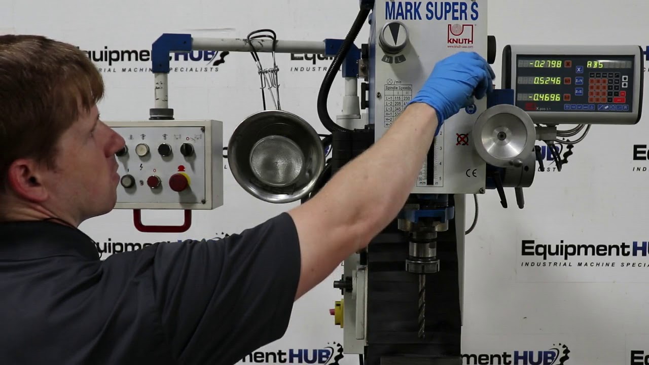 Knuth Mark Super S Mill Drill w/ 3 Axis Digital Readout