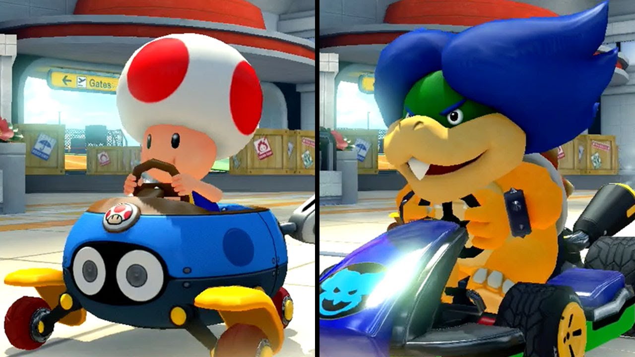 Mario Kart 8 Deluxe - Multiplayer - Toad vs Ludwig (Star Cup 150cc) | MarioGamers