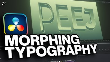 DaVinci Resolve | Morphing Typography | Mograph Monday