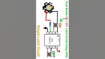 555ic latch circuit / 555ic timer project #555ic #diy #electronic