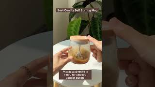 automatic self stirring mug from Temu made my life easy 🔎 code ale219586 in TEMU for AED400 Coupon