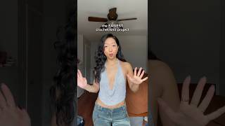 The Easiest Crochet Knit Cowl Nexk Top