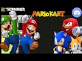 Sonic tails and knuckles make a mario kart tier list ft mario  luigi