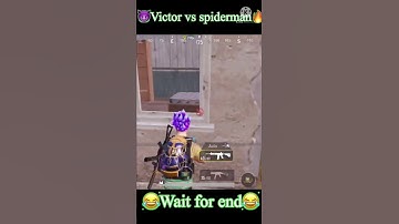 Victor😈 vs spiderman🔥🔥|| #shorts #bgmi #pubgmobile