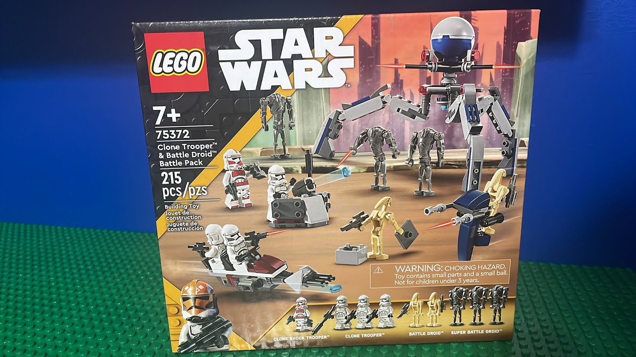 Building the new lego Star Wars battle pack!