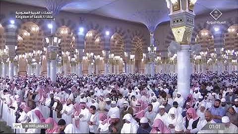سورة القصص مجمعة تراويح ، فجريات المسجد النبوي الشريف للشيخ عبدالله القرافي