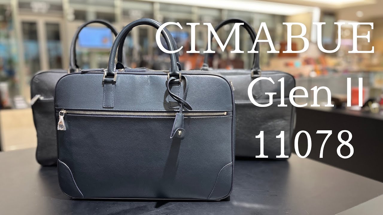 ✨美品✨ CIMABUE ビジネスバッグ グレン 2way レザー A4可 グレン