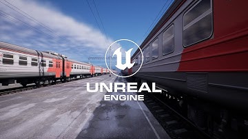 🔹🔶UNREAL ENGINE 5 | TRAIN , RAILWAY, STATION | SUN.UE5🔶🔹
