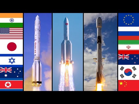 Rocket Launch Countdown Compilation ( Different Languages)