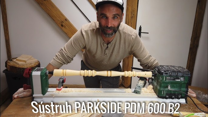 B2 YouTube Parkside 600 PDM Lathe - test parkside and unbox tools