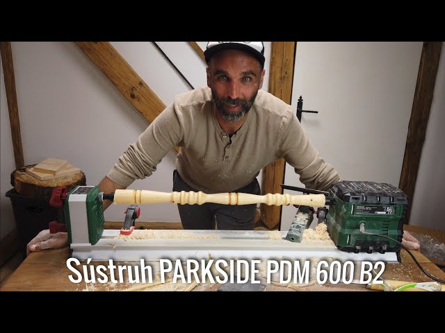 Sústruh PARKSIDE PDM 600 B2 prvý pokus - YouTube