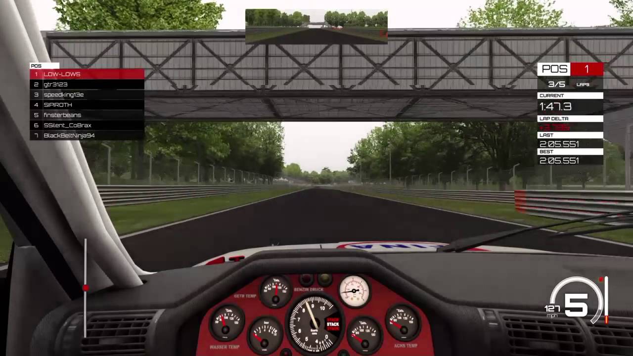 Monza VS LOW-LOWS & GTR3123 Assetto Corsa (PS4)