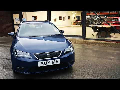 Seat Leon Estate 1.6 Diesel in Blue Bripark Cars