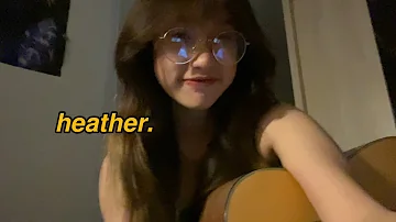 heather - Conan Gray // cover acoustic version 🧣