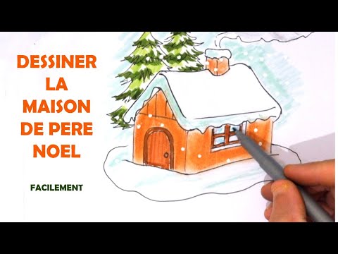 Vidéo: Comment Dessiner La Maison Du Père Noël