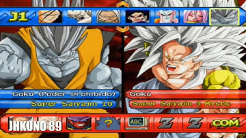 GOKU SSJ 10 PODER PROHIBIDO TEAM vs GOKU SSJ 5 MYSTIC TEAM | DRAGON BALL Z BUDOKAI TENKAICHI 3