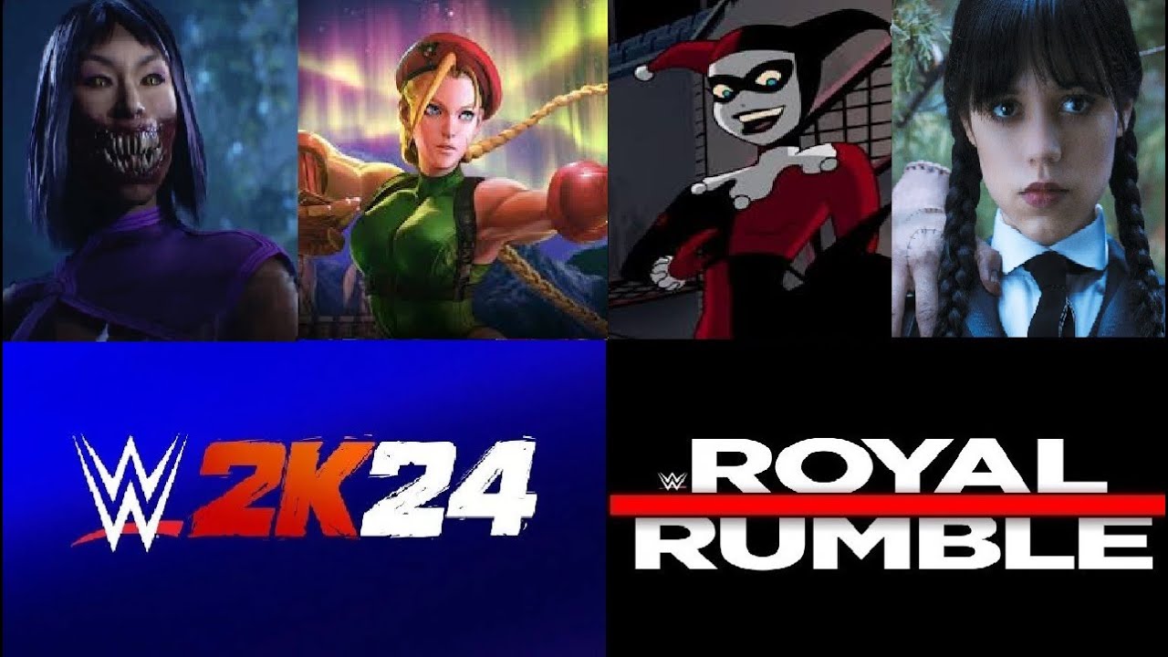 WWE 2K24 Random Created Superstar Women's Royal Rumble