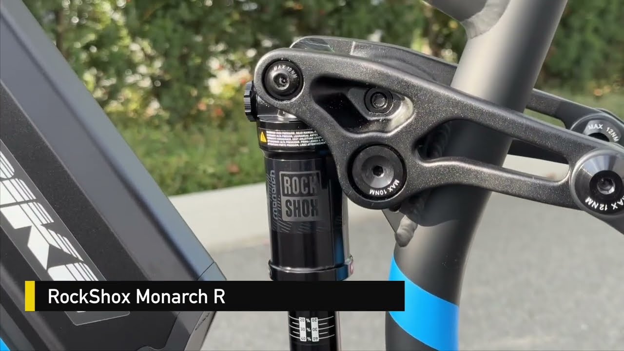 Full Suspension Mid-Drive Electric Bike VoltBike Enduro with front and rear RockShox