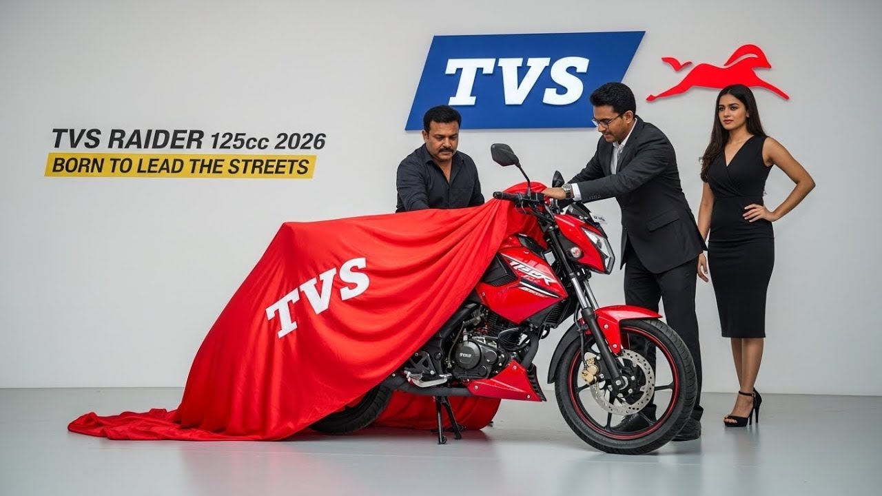 🔥 TVS Raider 125 Первый взгляд 2026 – Red Beast представлен в Индии!