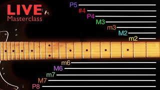 Intervals on Guitar: How and Why to Learn Them - Live Masterclass #10