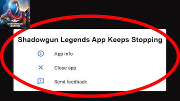 Fix Shadowgun Legends App Keeps Stopping | Shadowgun Legends Crash Issue | Shadowgun Legends App |