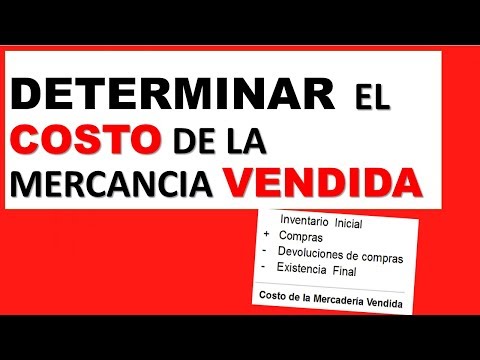 Video: ¿Cuál es el costo de inventario vendido?