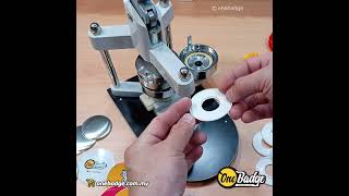 How To Make a Ribbon Badge/ Rosette Badge/ Custom Medal Badge- Onebadge