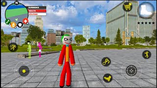 Joker Gangster New Game Stickman Rope Hero screenshot 1