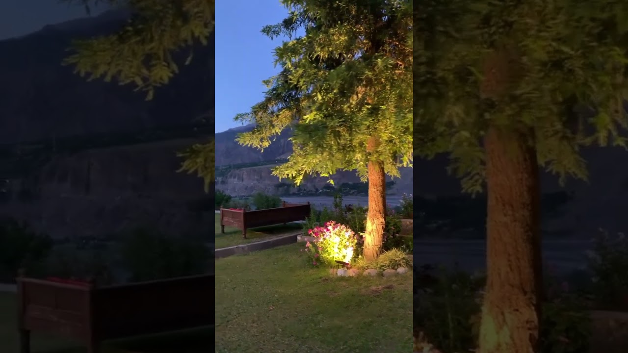 Villa Ayun Chitral at evening time
