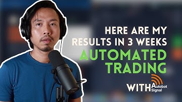 3 weeks Automated trading with Autobot Signal to IQ Option