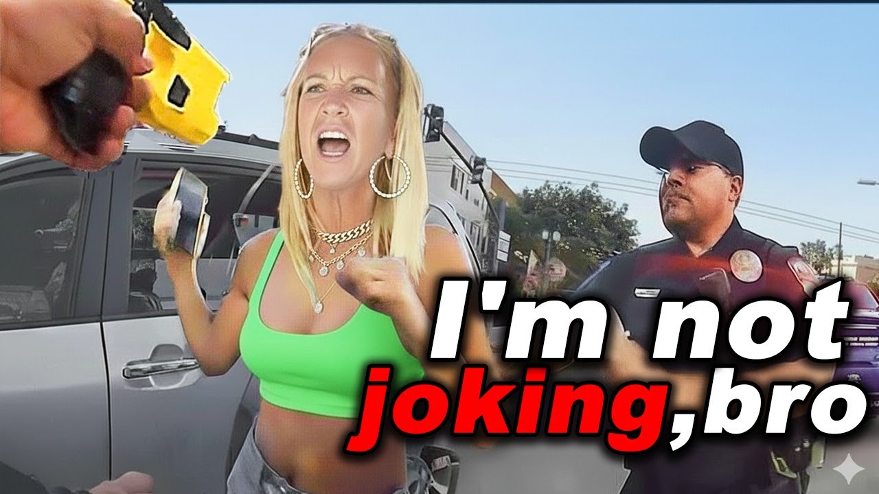 Cops vs The Most Entitled Karen Who Thought She Was Above the Law - YouTube