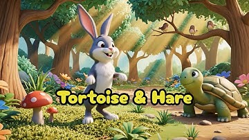 The Tortoise and the Hare 🐢🐇 | Slow and Steady Wins the Race | Kids Song & Moral Story