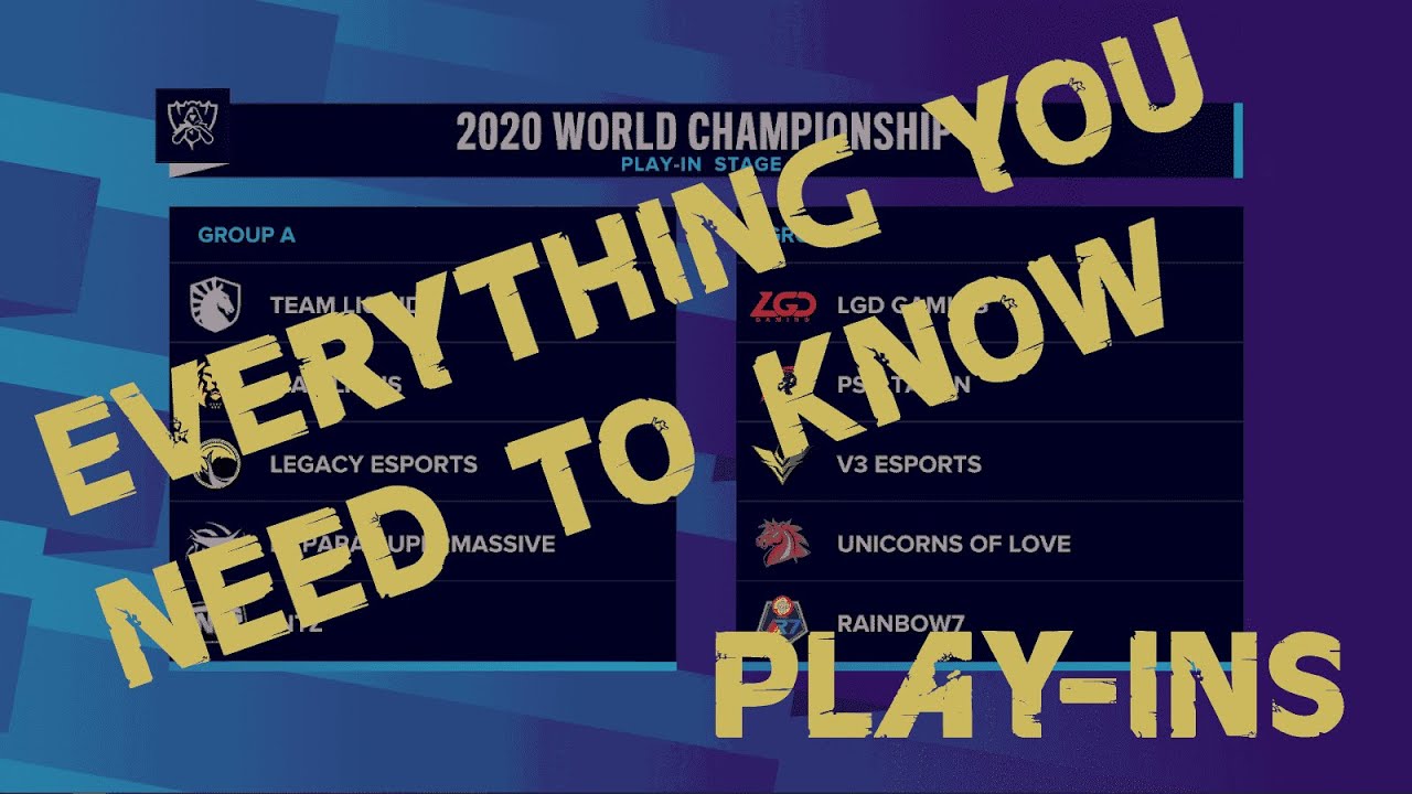 LoL Worlds 2020 Play-In Stage - EVERYTHING YOU NEED TO KNOW (Format, Teams) | League of Legends