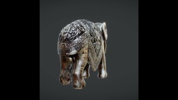 Elephant Figurine 3D Model #UnrealEngine #Unity #VR #3DArt #GameDev #VirtualWorlds #Fab #IndieDev