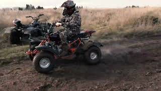 Мотоцикл Скаут-7 Боцман. Покатушки в грязи и поездки через бревна.