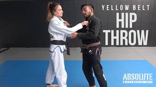 Kids BJJ Yellow Belt - Hip throw