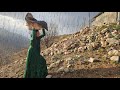 Rainy Mountain Life | A Hardworking Nomadic Mother Never Gives Up