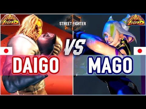 SF6 🔥 Daigo (Ken) vs Mago (Juri) 🔥 SF6 High Level Gameplay