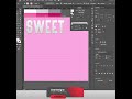 YOU are So Sweet 3D Text Effect in Illustrator #shorts