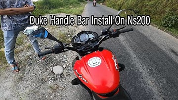 Duke handle installed in Pulsar Ns200 ❤️ | How to Install Handle bar ?
