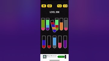 Water Sort Puzzle level 958