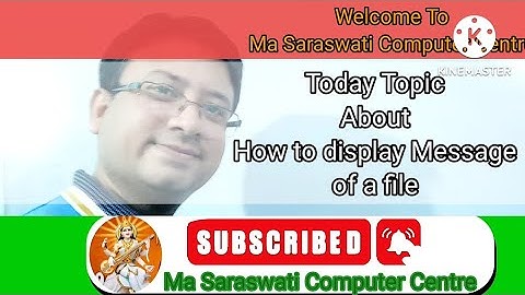 S  C Sir Class Learn Computer #Type Command #Ms Dos, How To Display message of file with practical.