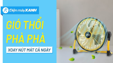 Quạt sạc AC: Pin khủng 7500 mAh, gió "phà phà", dùng liên tục cả ngày (ARF01D113) • Điện máy XANH