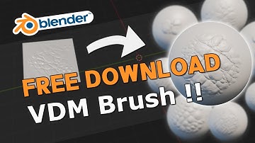 Blender sculpting vdm brush – free blender vdm brush download