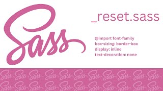 SASS Reset default HTML