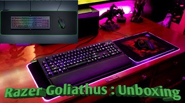 Razer Goliathus Extended Mousepad : Unboxing!